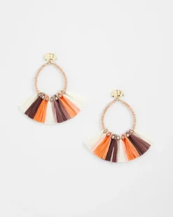 No Droop® Raffia Seed Bead Earrings