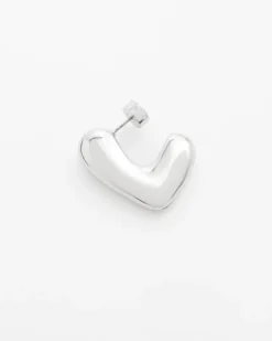 No Droop® Silver Tone Mini Hoops