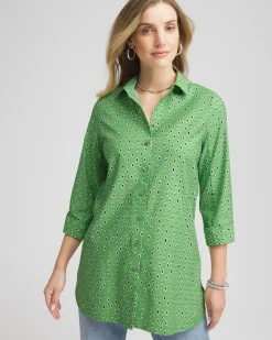 No Iron™ Geo-Print Tunic