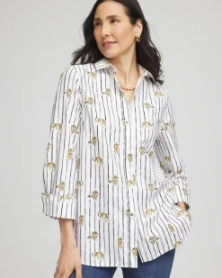 No Iron™ Leopard Graphic Shirt