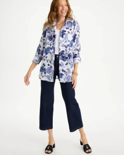 No Iron™ Linen Bloom Shirt