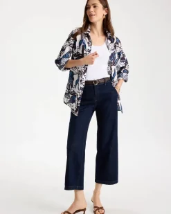 No Iron™ Linen Forest Fusion Shirt