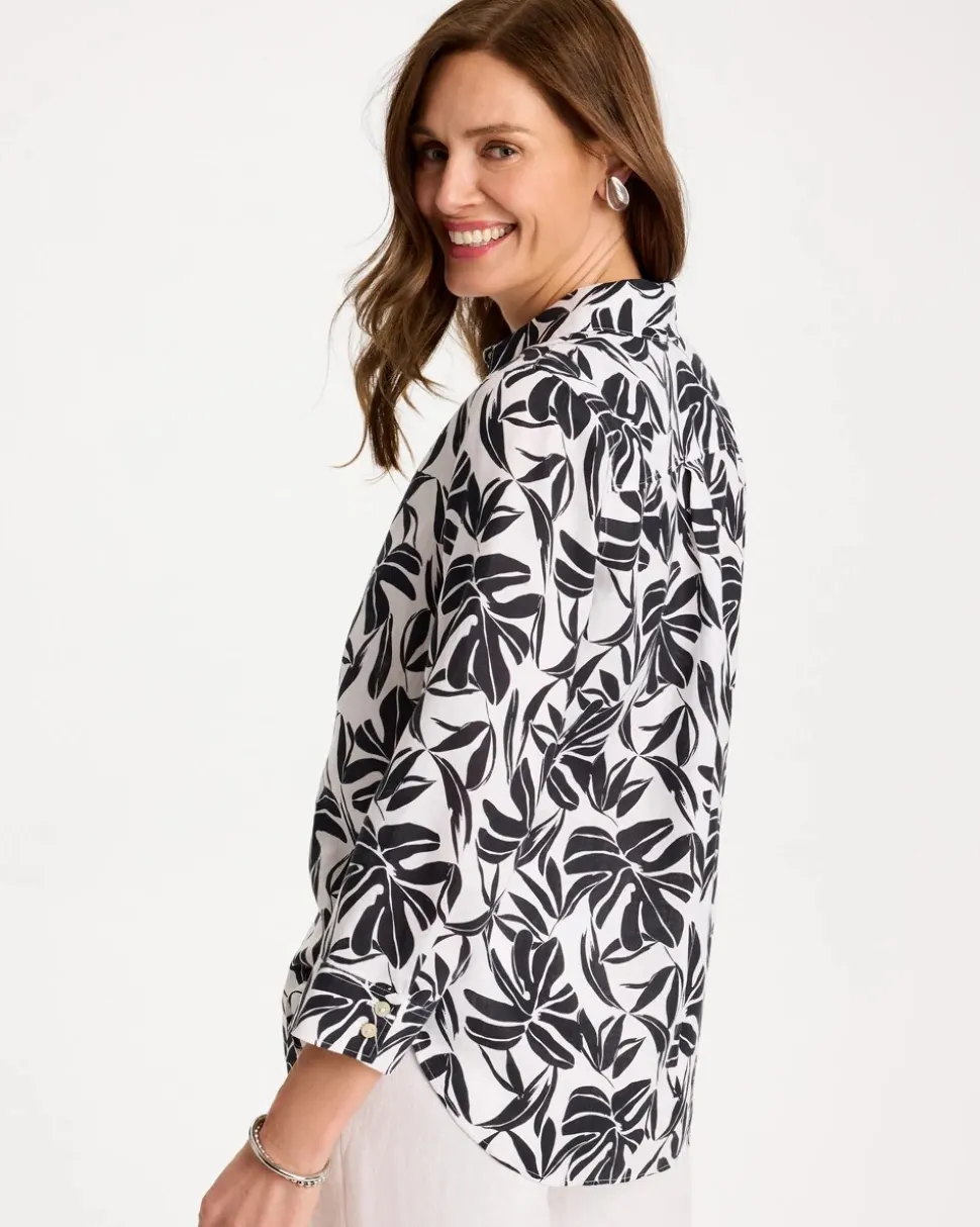 No Iron™ Linen Palm Shirt