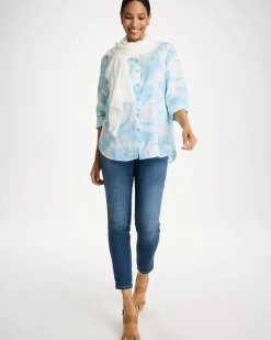 No Iron™ Linen Tie-Dye Shirt