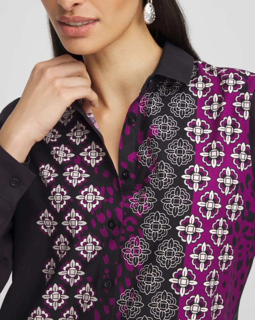 No Iron™ Medallion Stretch Tunic