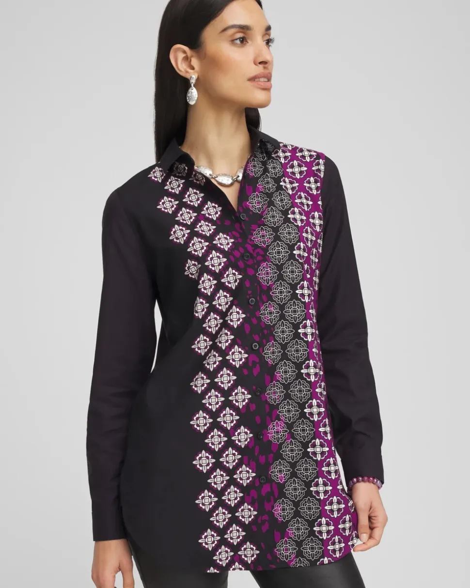 No Iron™ Medallion Stretch Tunic