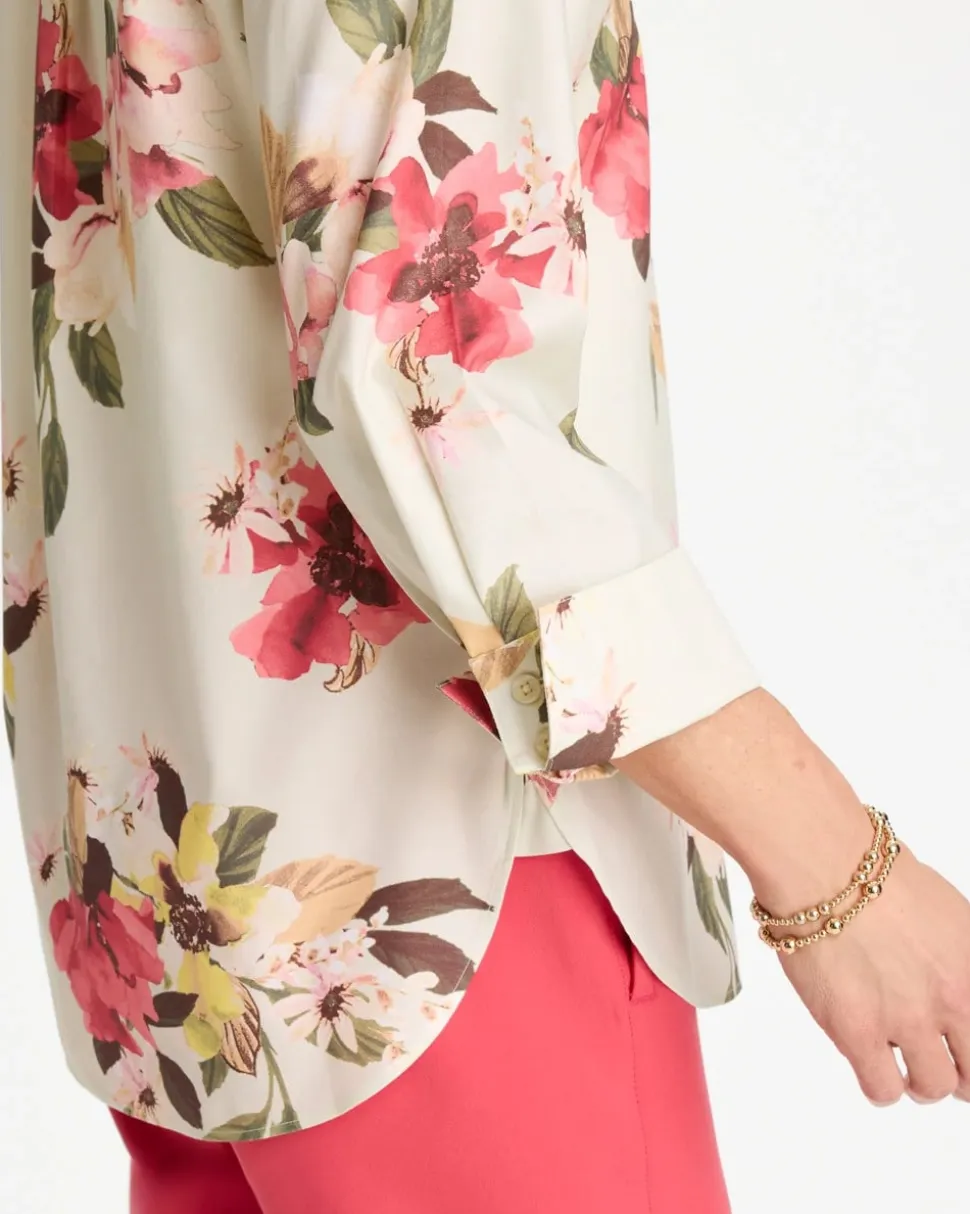 No Iron™ Printed Stretch Shirt