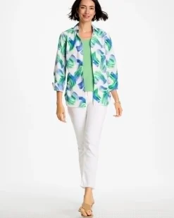 No Iron™ Printed Stretch Shirt