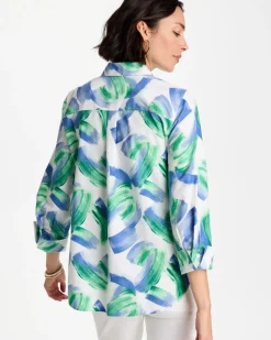 No Iron™ Printed Stretch Shirt