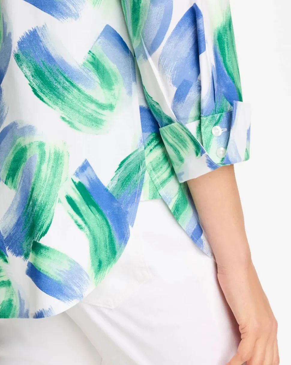 No Iron™ Printed Stretch Shirt