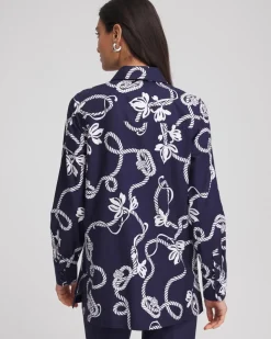 No Iron™ Rope Print Tunic
