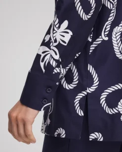 No Iron™ Rope Print Tunic