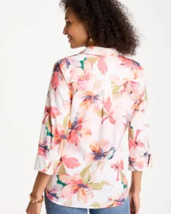 No Iron™ Stretch Croix Collage Shirt