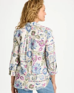 No Iron™ Stretch Jeweled Shirt