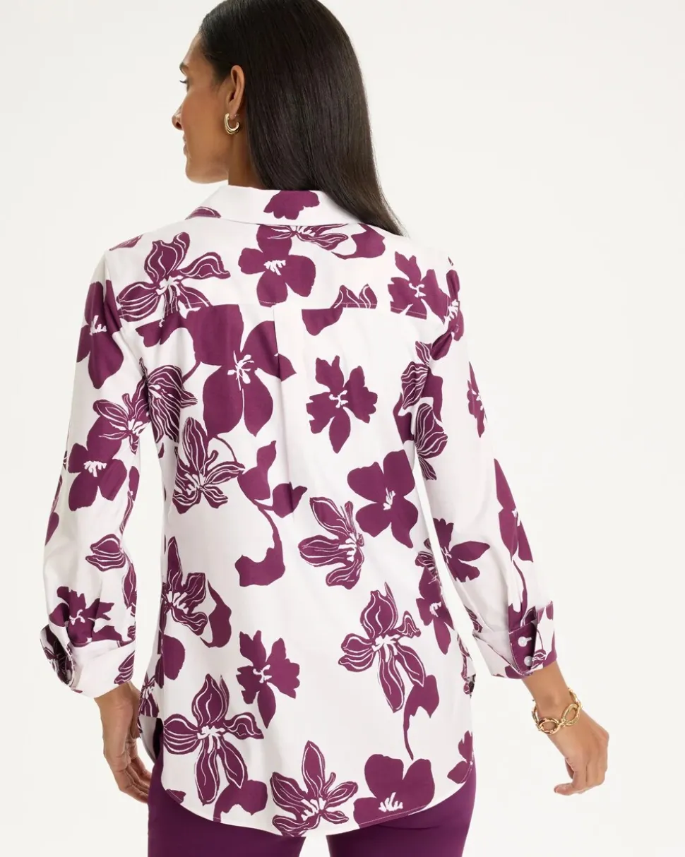 No Iron™ Stretch Kuza Carving Shirt