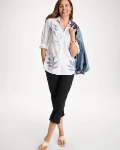 No Iron™ Stretch Placed Print Shirt