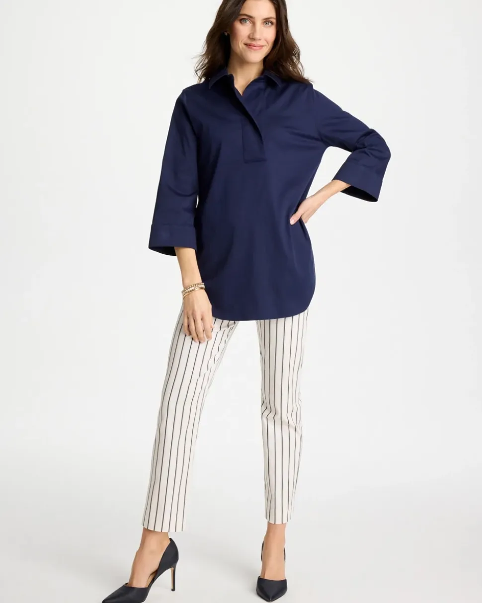 No Iron™ Stretch Popover Tunic