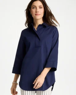 No Iron™ Stretch Popover Tunic