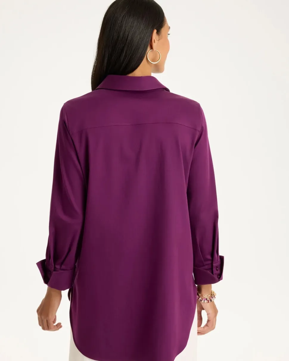 No Iron™ Stretch Popover Tunic