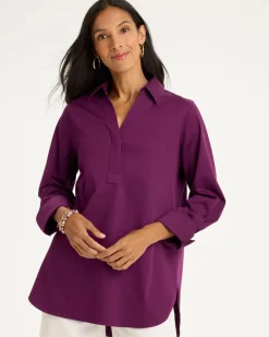 No Iron™ Stretch Popover Tunic