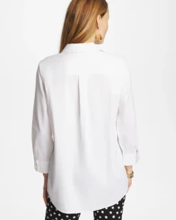 No Iron™ Stretch Splitneck Tunic