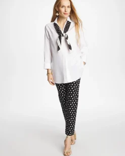 No Iron™ Stretch Splitneck Tunic