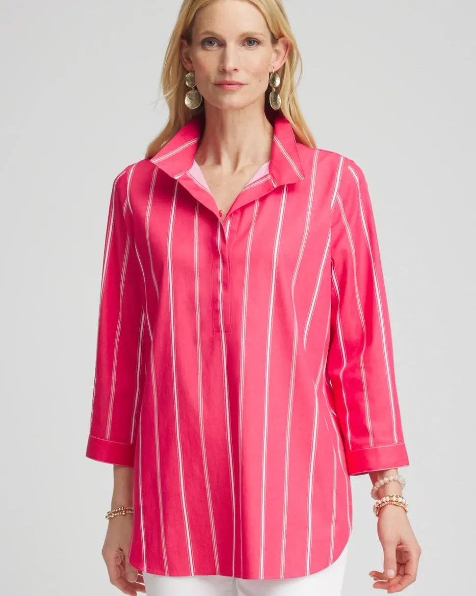 No Iron™ Stretch Stripe Tunic
