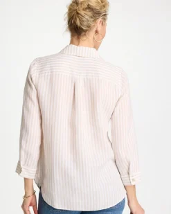 No Iron™ Striped Linen Shirt