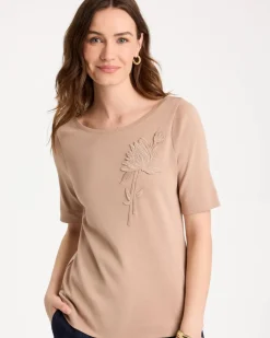 Novelty Pima Elbow Sleeve Tee