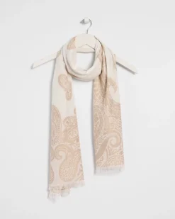 Paisley Jacquard Oblong Scarf