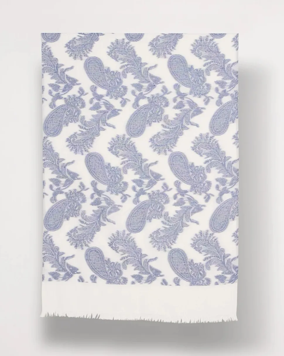 Paisley Jacquard Oblong Scarf