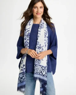 Paisley Printed Oblong Scarf