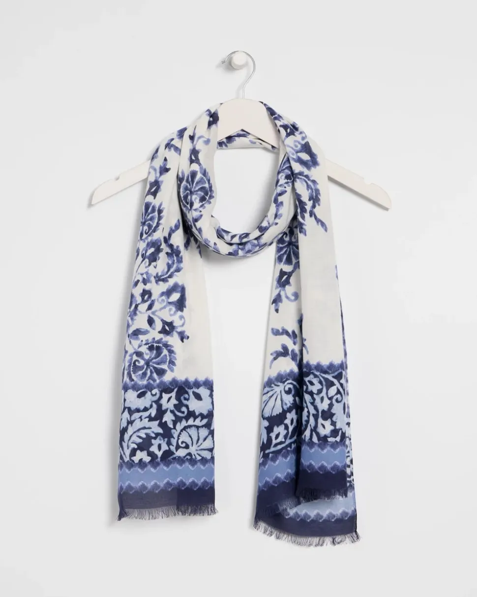 Paisley Printed Oblong Scarf