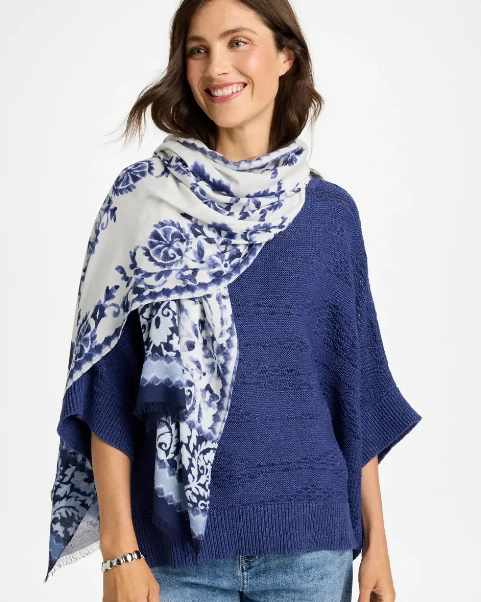 Paisley Printed Oblong Scarf