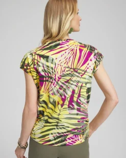 Palms Inverted Knot Front Tee