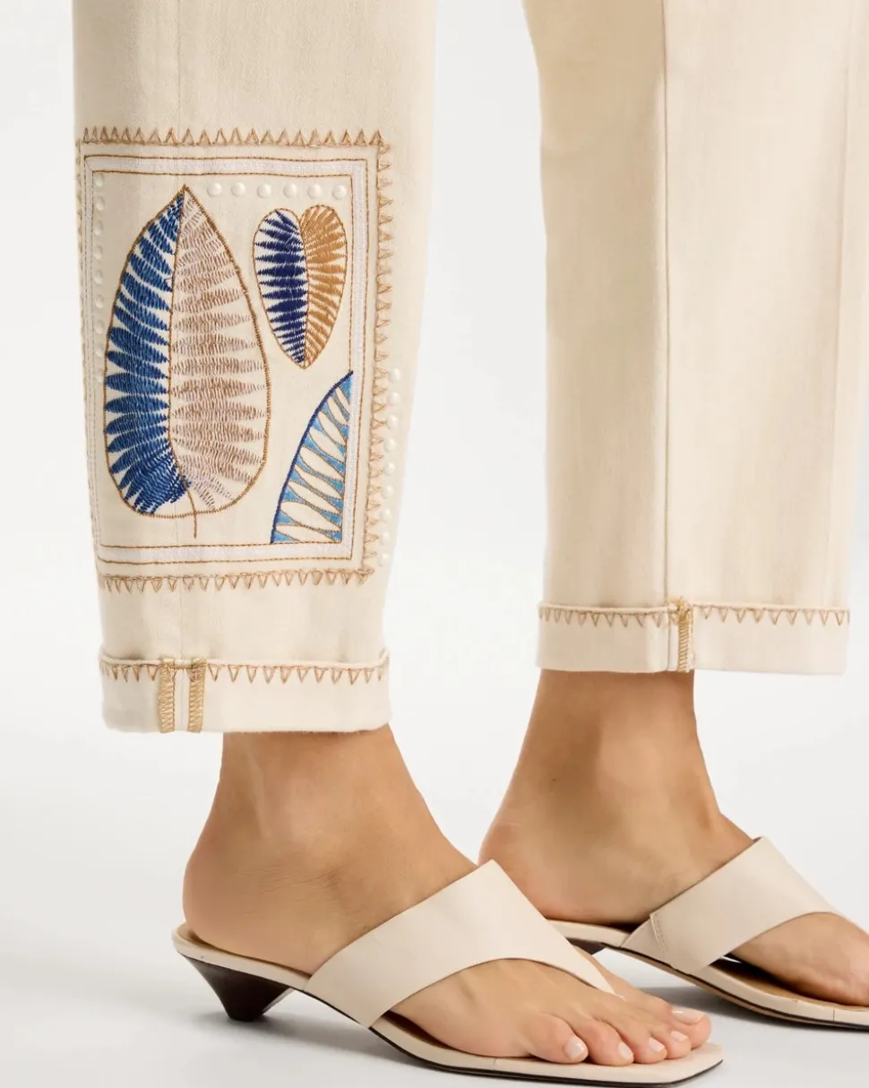 Patchwork Relaxed Boyfriend Jean