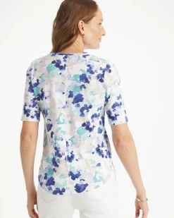 Pebbles Cotton Slub V-Neck Tee