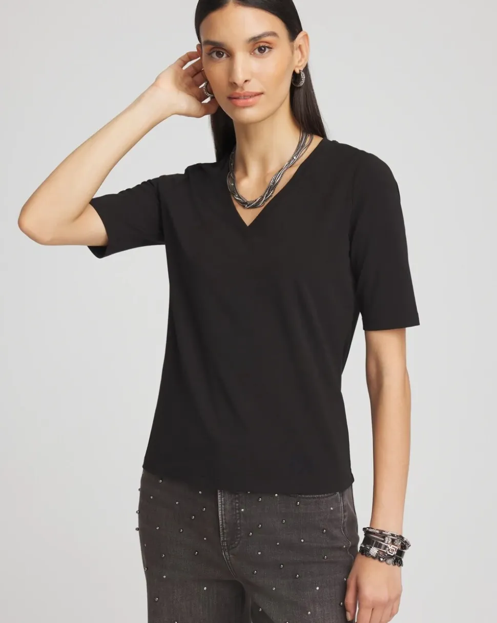 Perfect Elbow Sleeve Tee