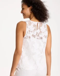 Petal Lace Applique Tank