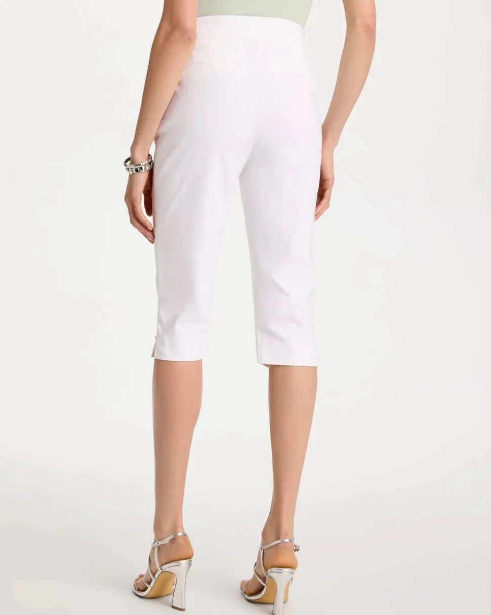 Petite Brigitte™ Slim Rivet Pull-On Capri
