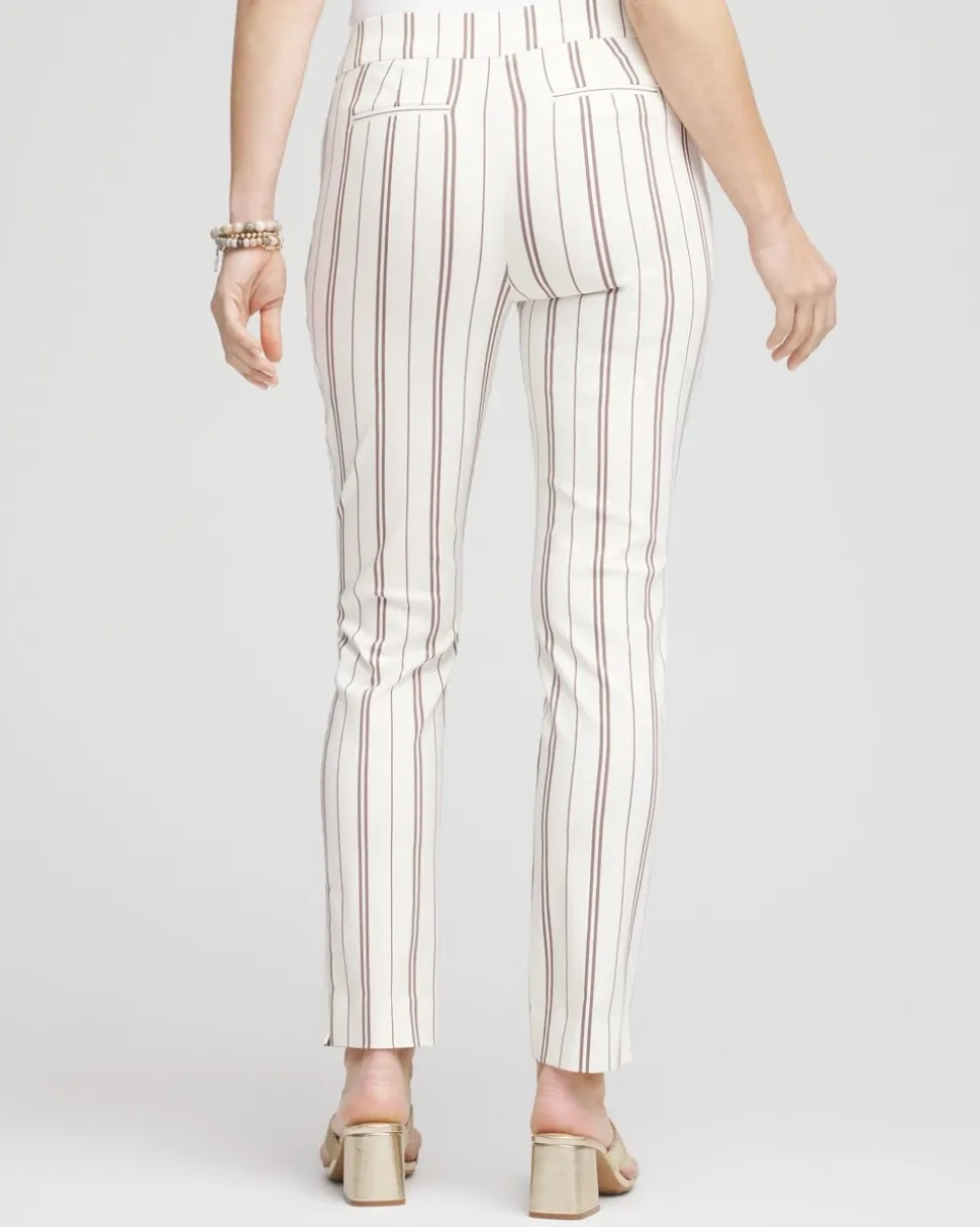 Petite Brigitte™ Striped Ankle Pants