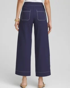 Petite Brigitte™ Utility Wide-Leg Cropped Pants
