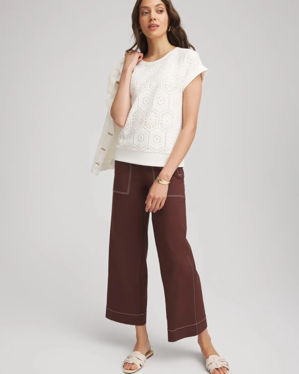 Petite Brigitte™ Utility Wide-Leg Cropped Pants