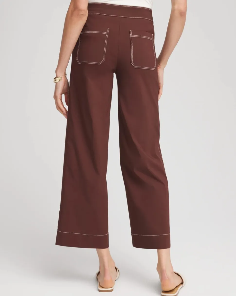 Petite Brigitte™ Utility Wide-Leg Cropped Pants