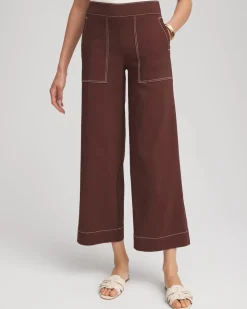 Petite Brigitte™ Utility Wide-Leg Cropped Pants