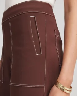 Petite Brigitte™ Utility Wide-Leg Cropped Pants