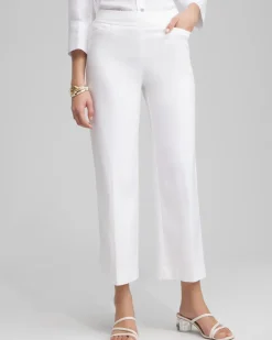 Petite Brigitte Wide Leg Cropped Pants