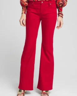 Petite Girlfriend Flared Leg Jeans