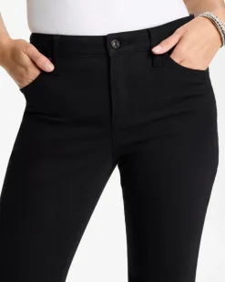 Petite Girlfriend Flared Leg Jeans