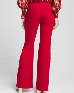 Petite Girlfriend Flared Leg Jeans